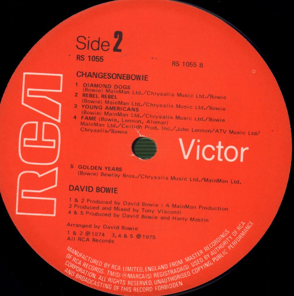 David Bowie - Changes One - Lp