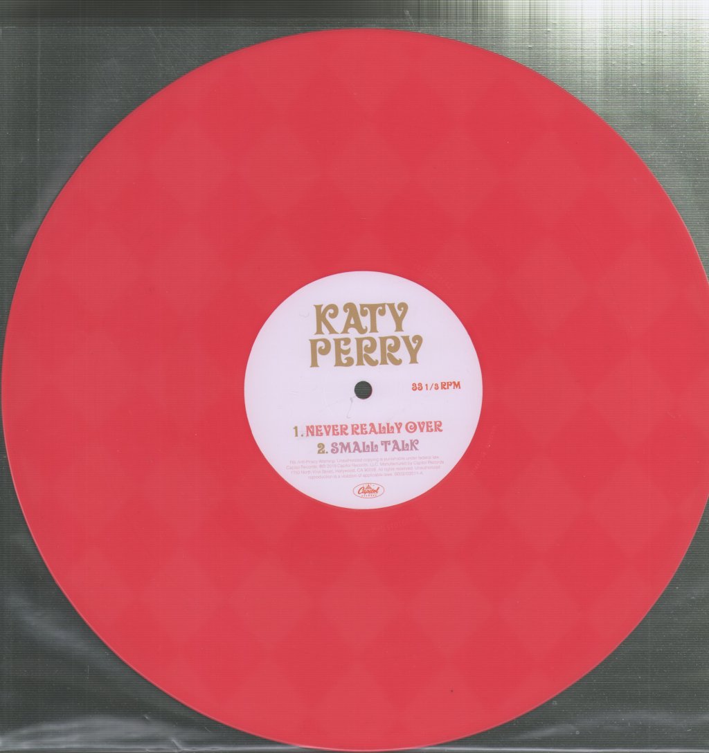 Katy Perry - Never Really Over & Small Talk - 12 Inch