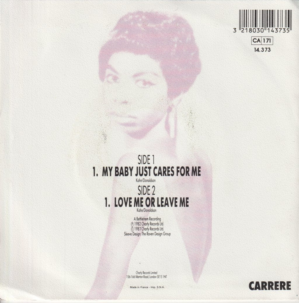 Nina Simone - My Baby Just Cares For Me - 7 Inch