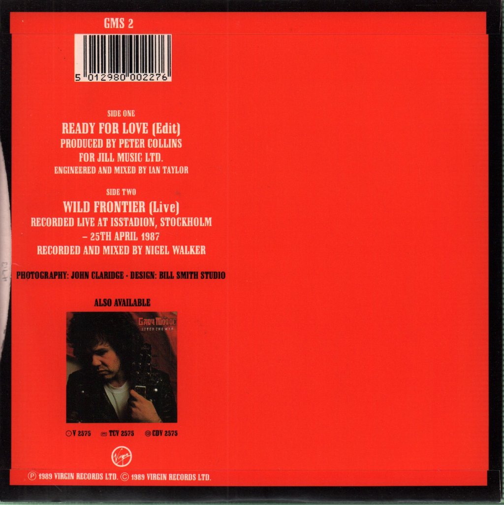 Gary Moore - Ready For Love - 7 Inch