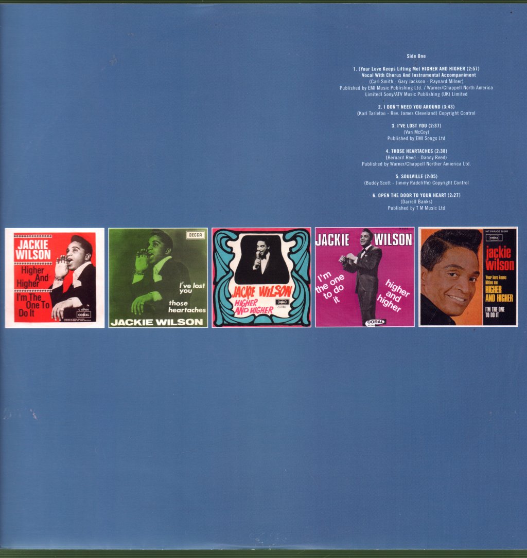 Jackie Wilson - Higher And Higher - Lp