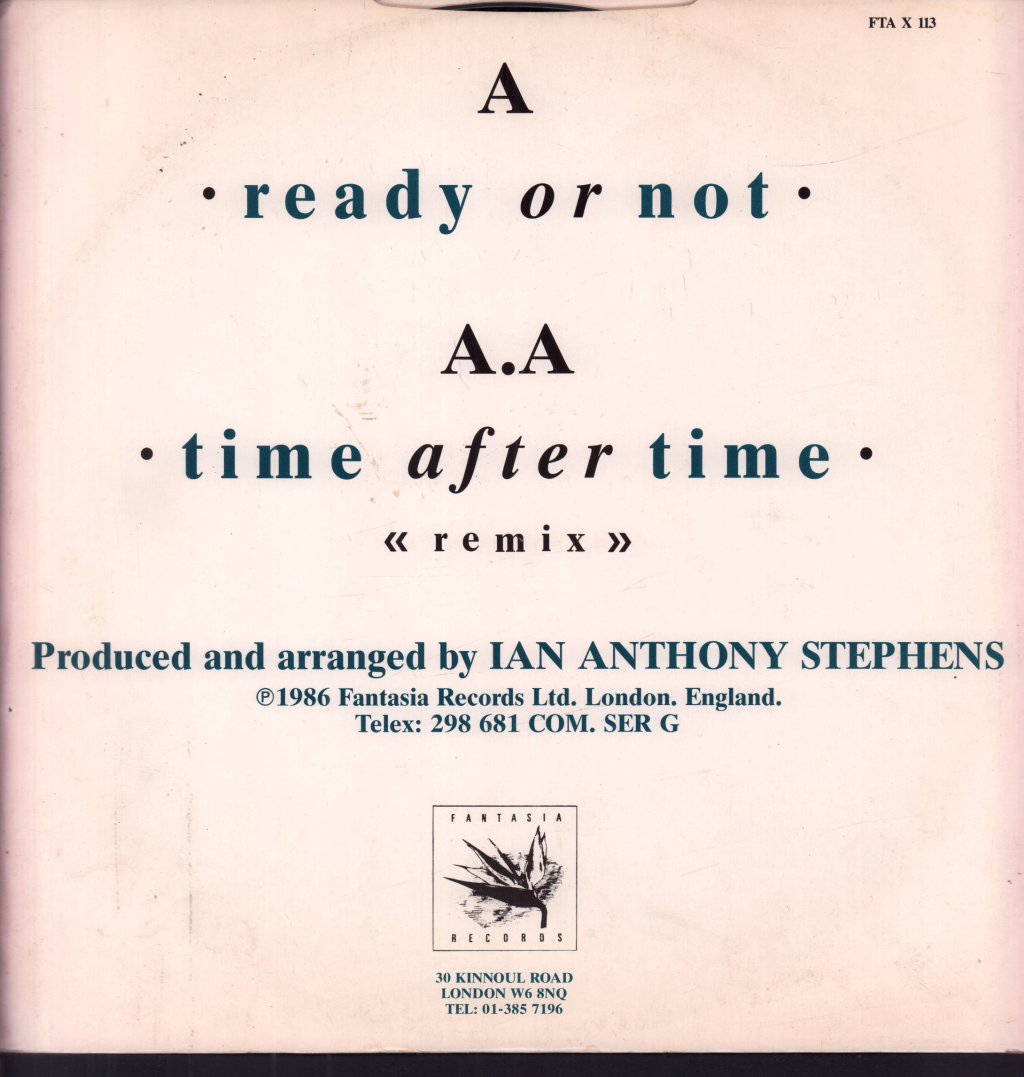 Paul Parker - Ready Or Not - 12 Inch
