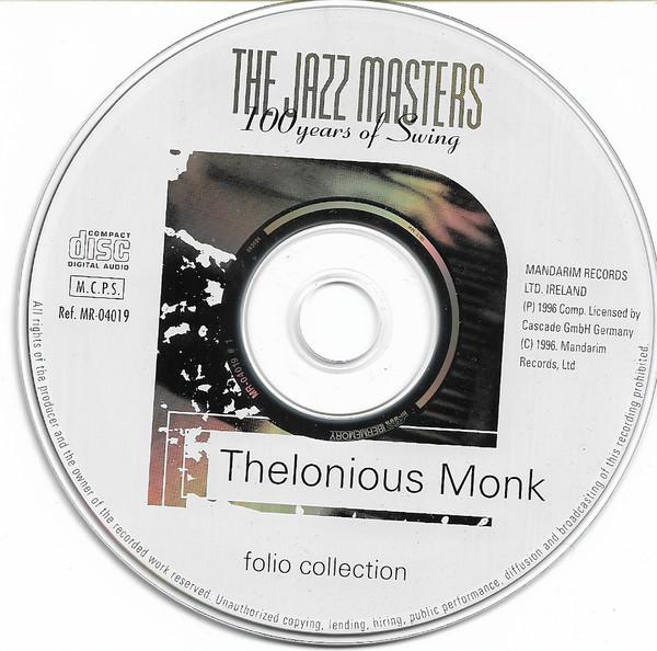 Thelonious Monk - Jazz Masters 100 Anos De Swing - Cd