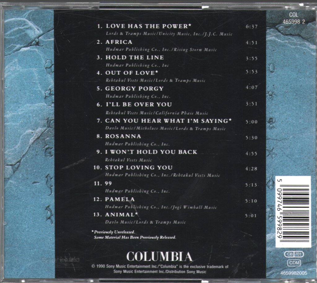 Toto - Past To Present 1977-1990 - Cd