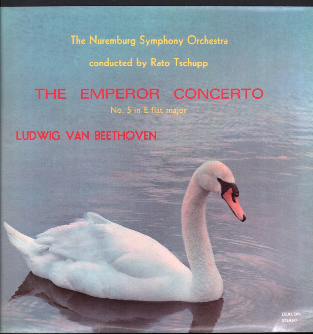 Nuremburg Symphony Orchestra / Rato Tschupp - Ludwig van Beethoven - Emperor Concerto No. 5 In E Flat Major - Lp
