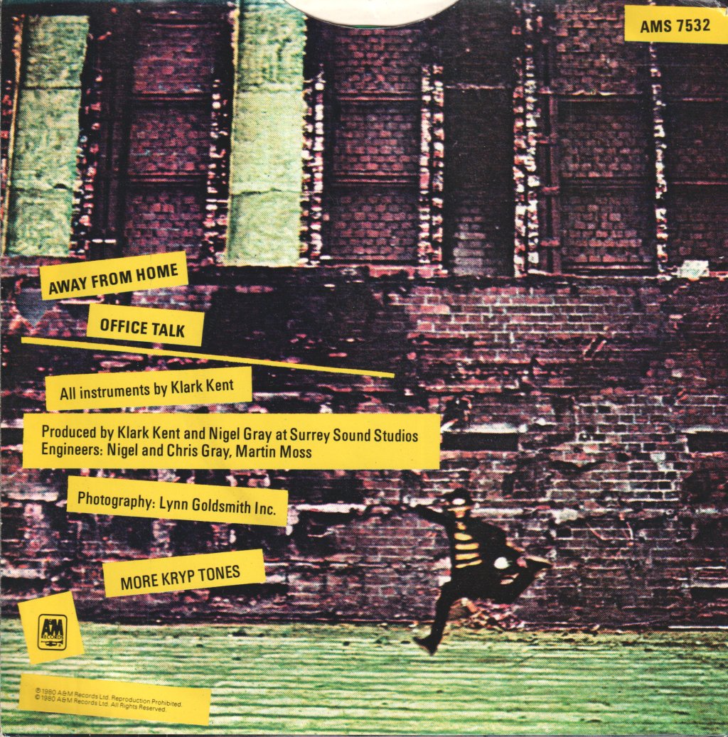 Klark Kent - Away From Home - 7 Inch
