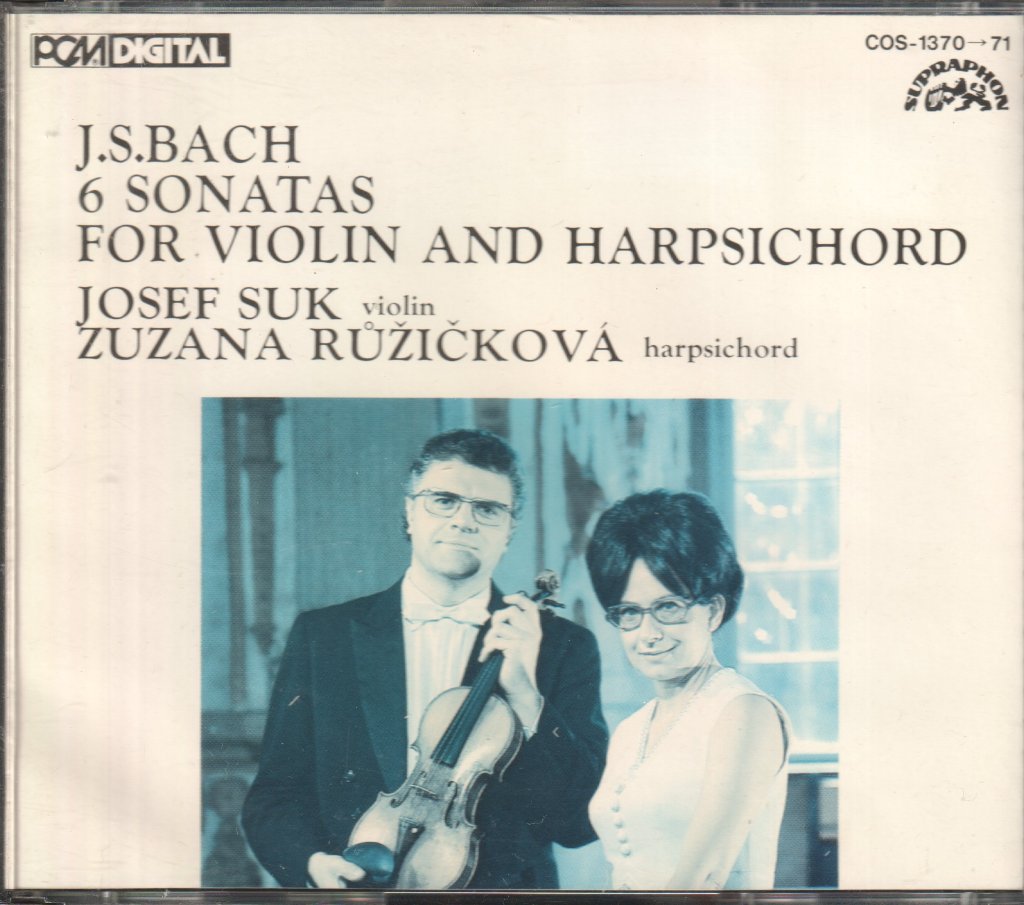 Josef Suk - 6 Sonatas For Violin And Harpsichord - Double Cd