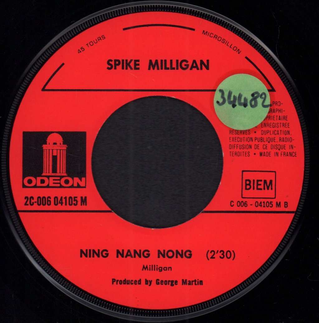 Spike Milligan - Q5 Piano Tune - 7 Inch