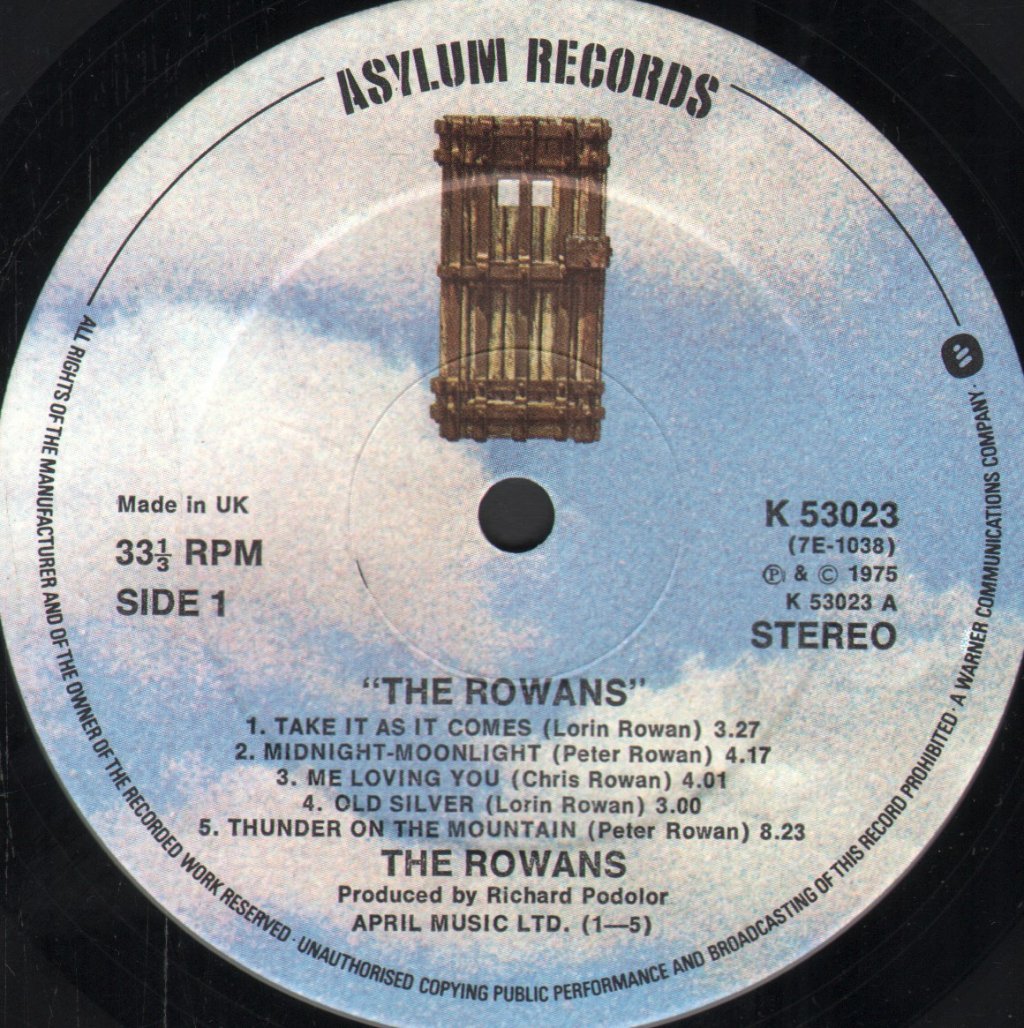 Rowans - Rowans - Lp