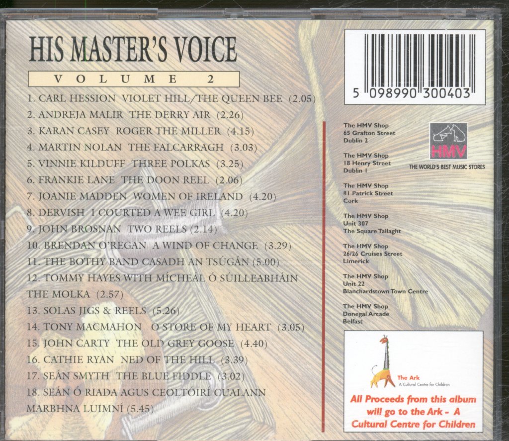 Various Artists - A Treasury Of Irish Traditional Music Volume 2 - Cd