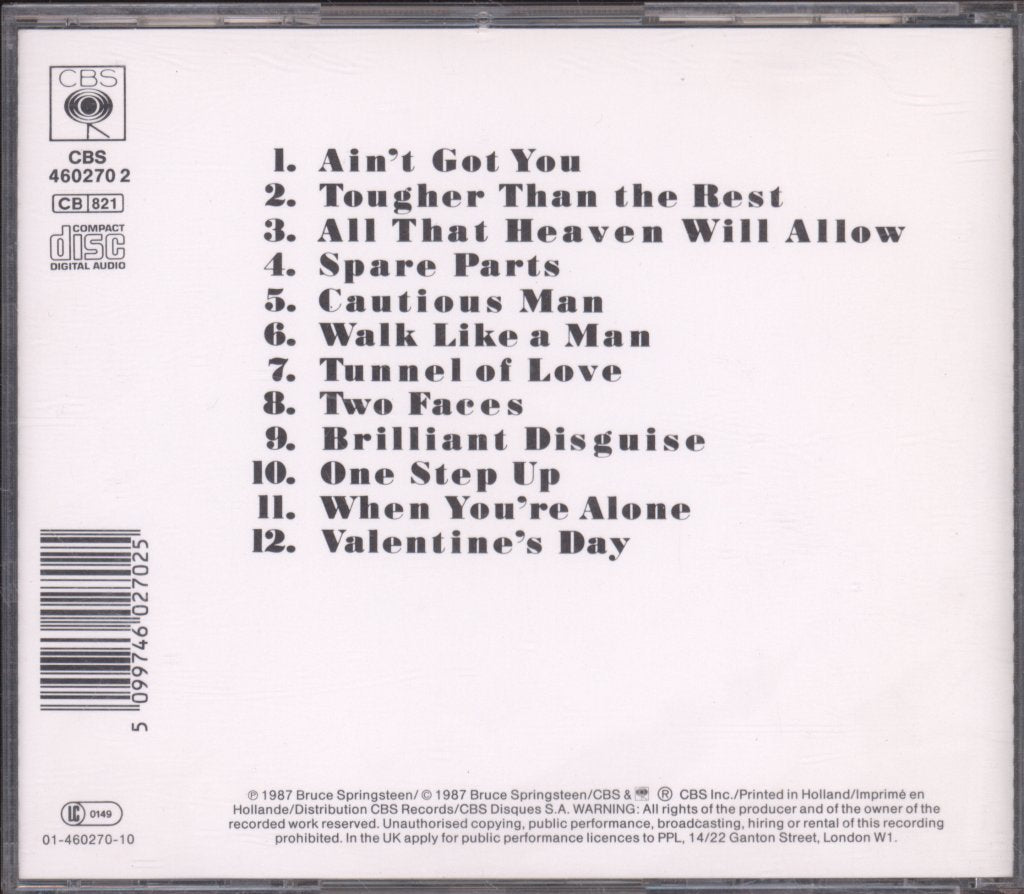 Bruce Springsteen - Tunnel Of Love - Cd