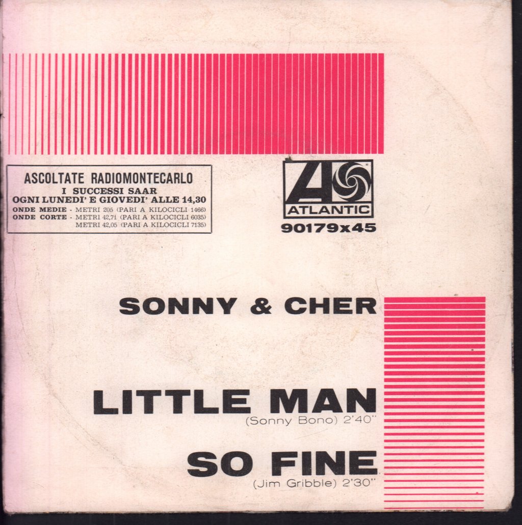 Sonny And Cher - Little Man - 7 Inch