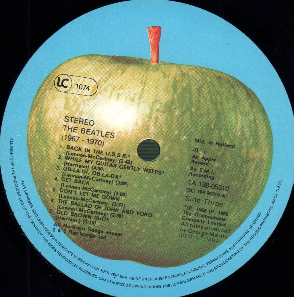 Beatles - 1967-1970 - Double Lp