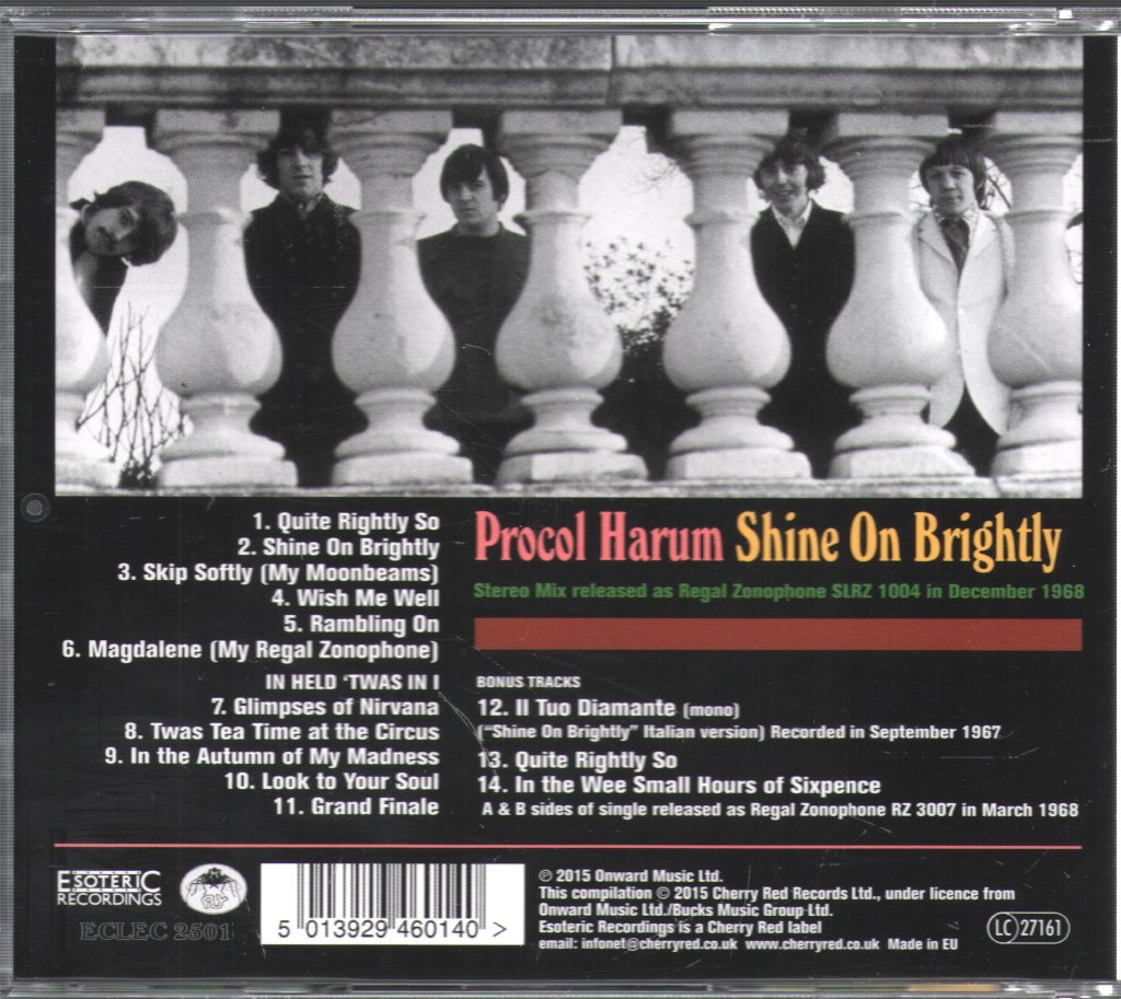 Procol Harum - Shine On Brightly - Cd