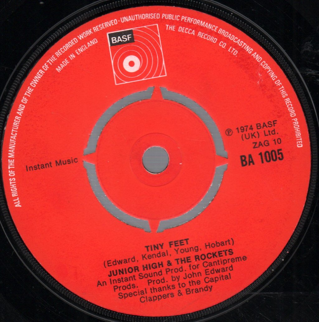 Junior High And The Rockets - Quarter To Three / Dance Dance Everybody Dance - 7 Inch