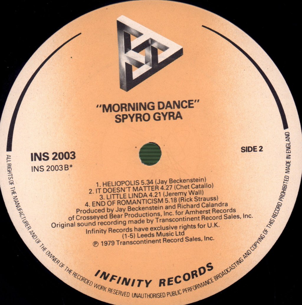 Spyro Gyra - Morning Dance - Lp