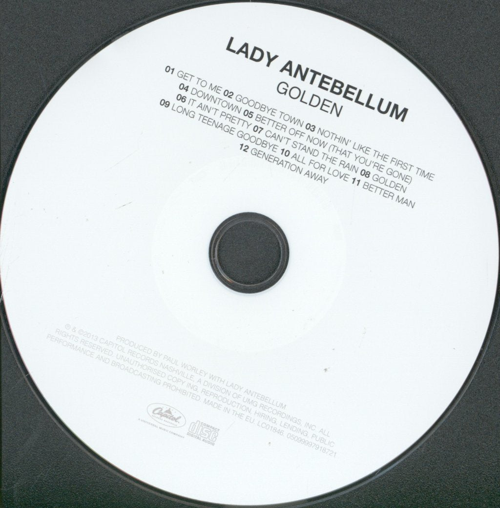 Lady Antebellum - Golden - Cd