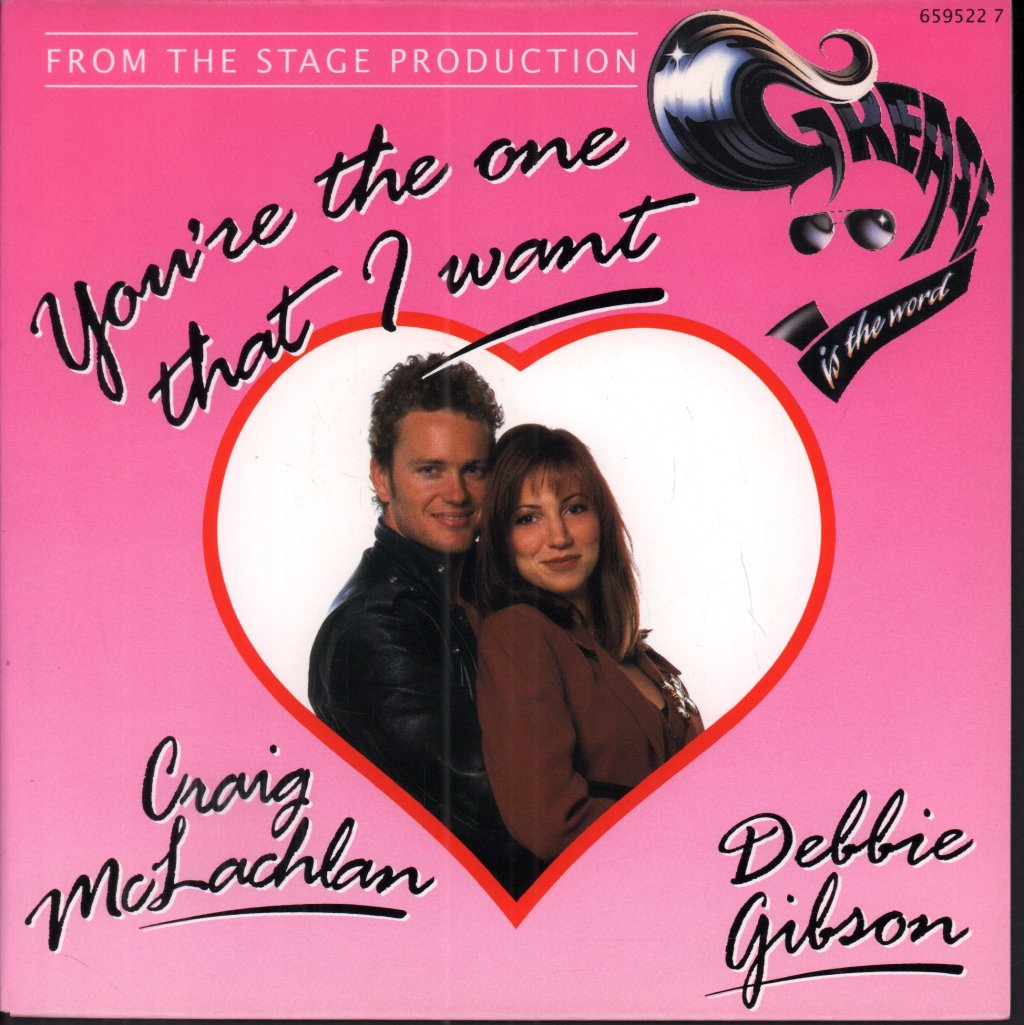 Craig Mclachlan And Debbie Gibson - You're The One That I Want - 7 Inch