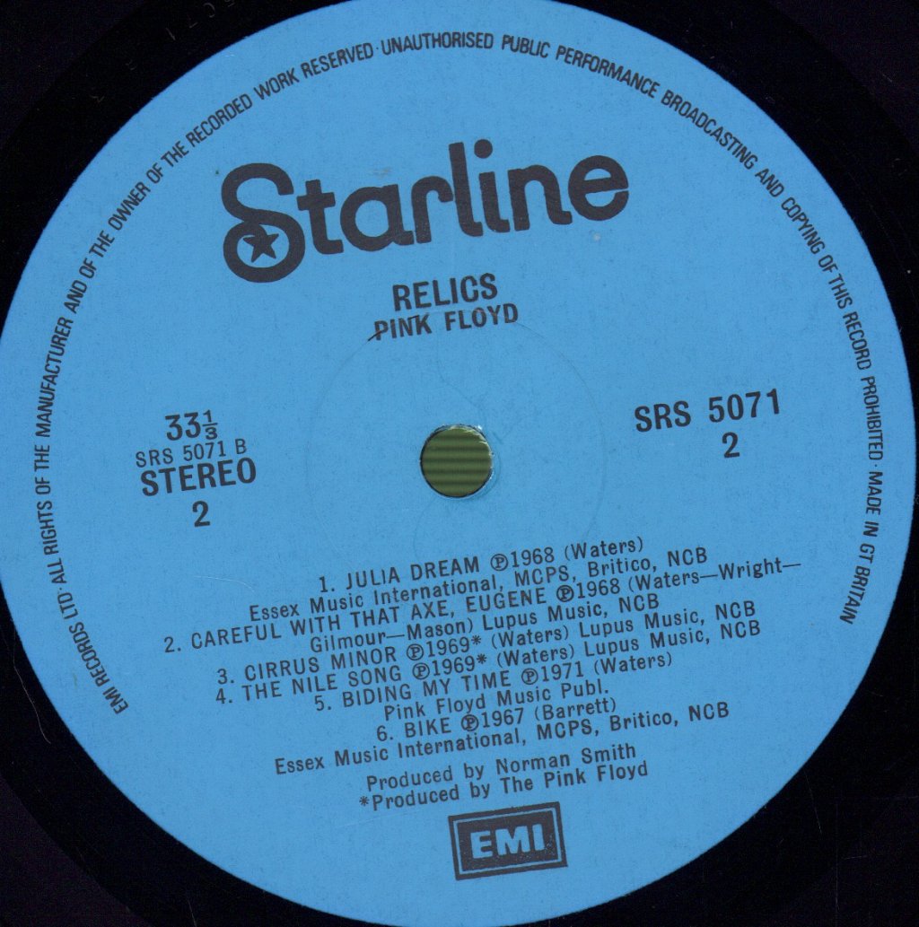 Pink Floyd - Relics - Lp