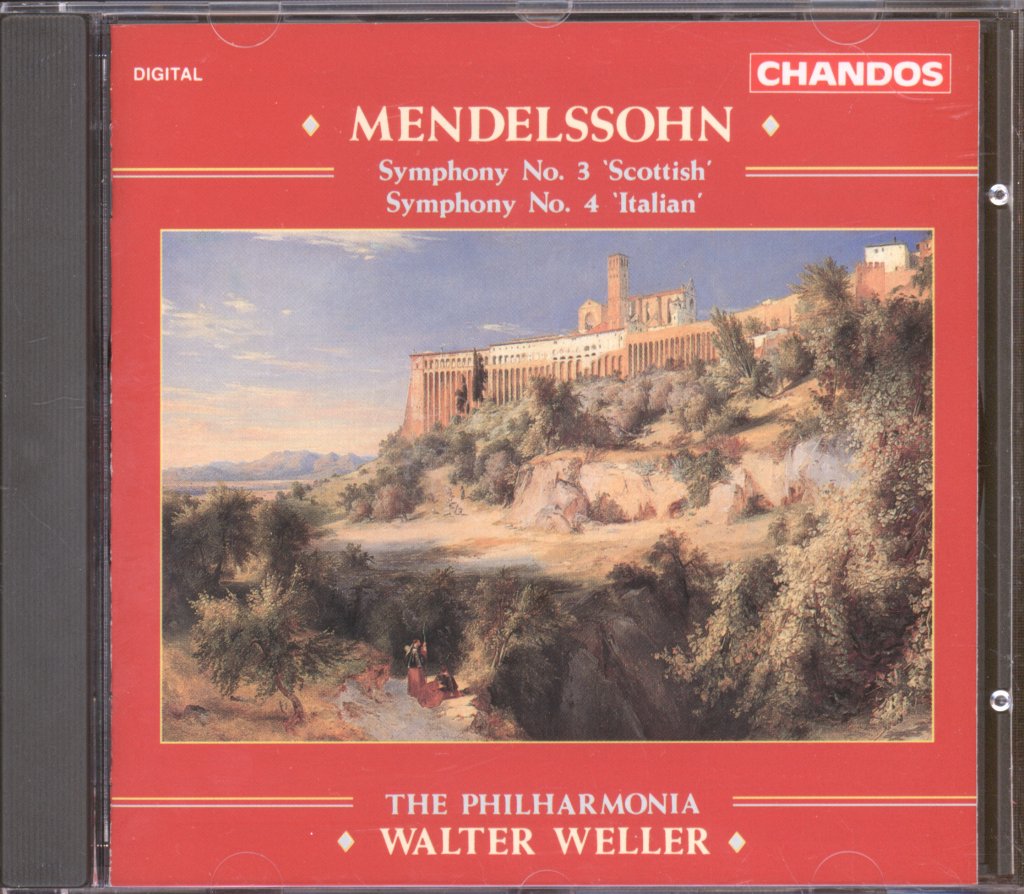 Philharmonia Orchestra, Walter Weller - Mendelssohn - Symphony No. 3 "Scottish" / Symphony No. 4 "Italian" - Cd
