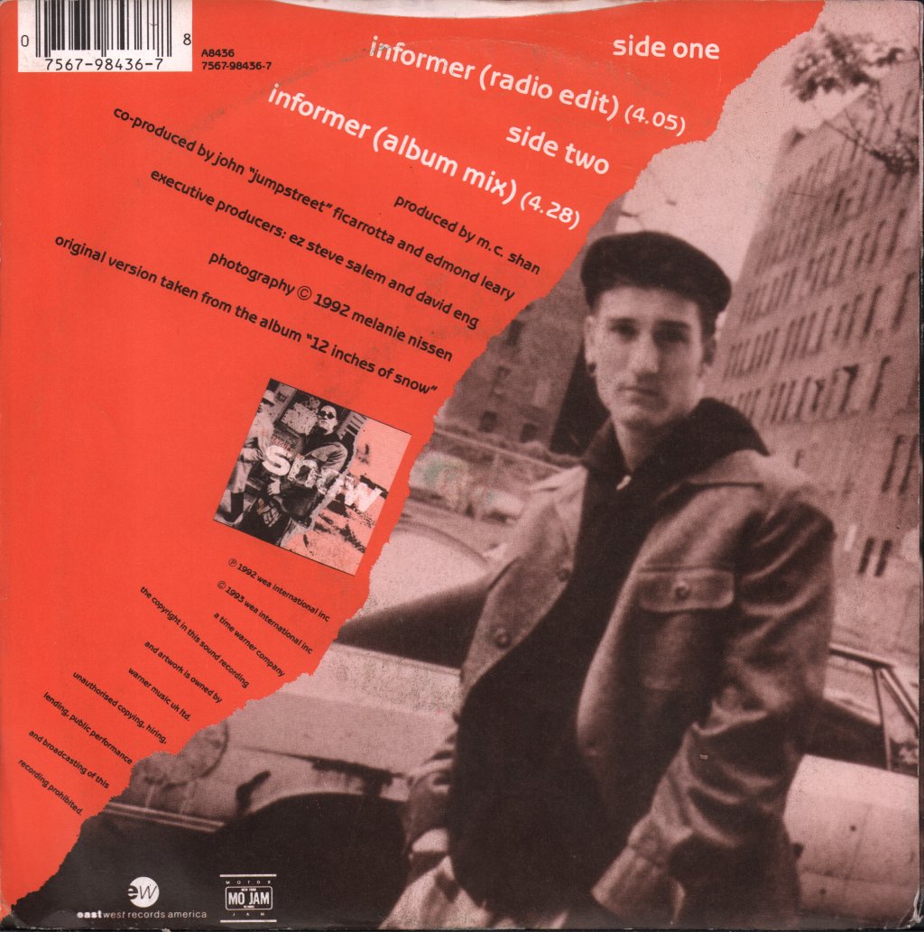 Snow (90'S Artist) - Informer - 7 Inch