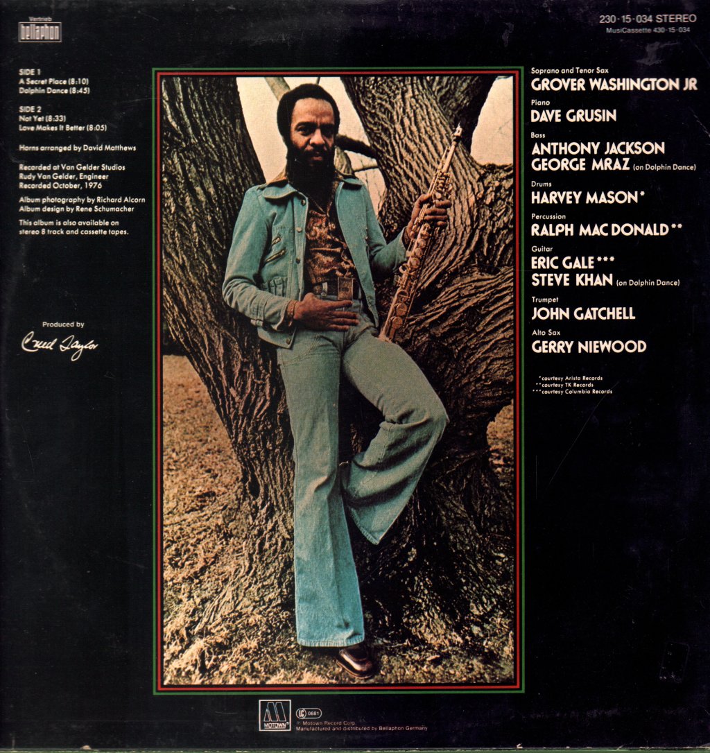 Grover Washington, Jr. - A Secret Place - Lp
