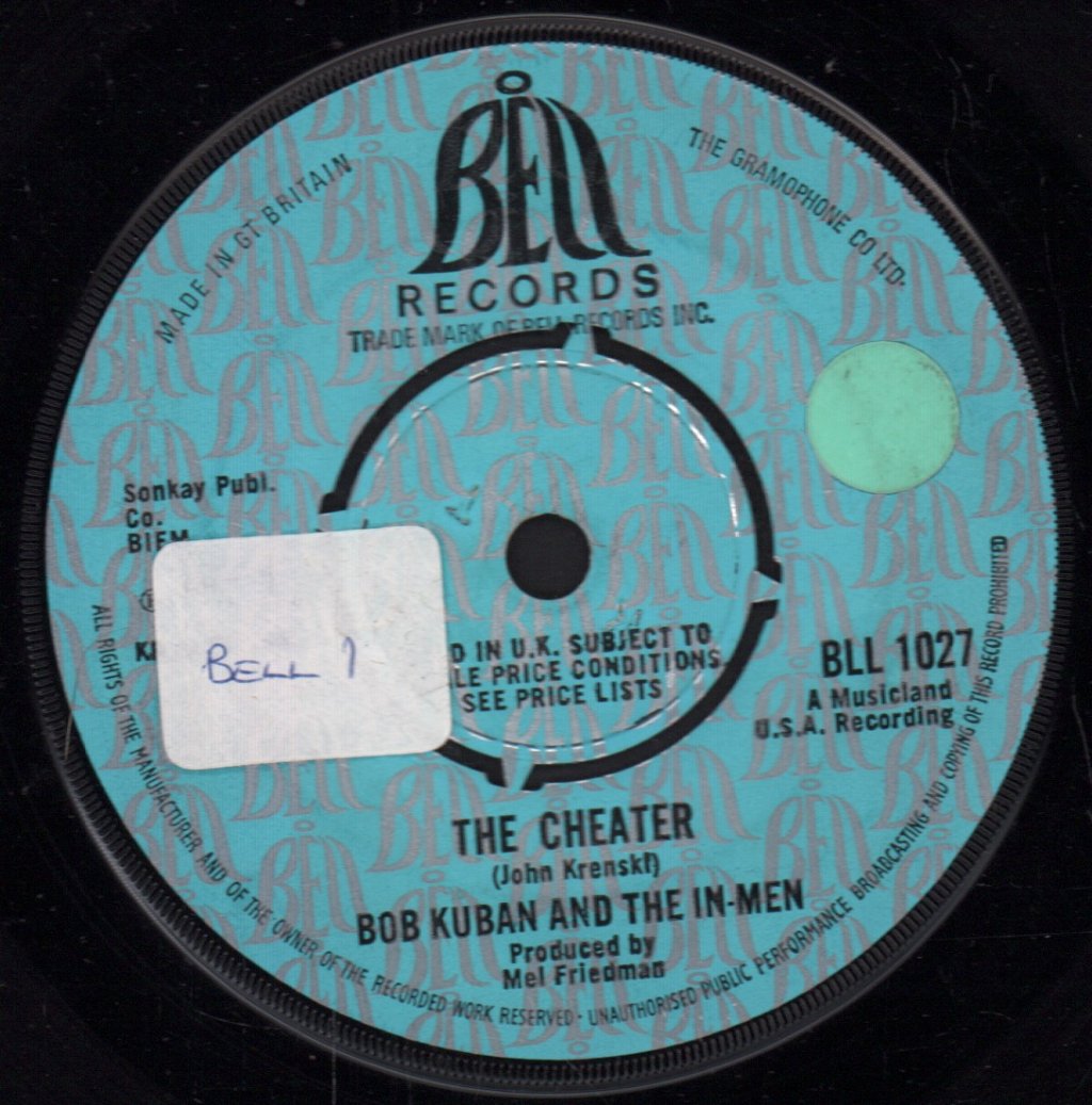 Bob Kuban And The In-Men - Cheater - 7 Inch