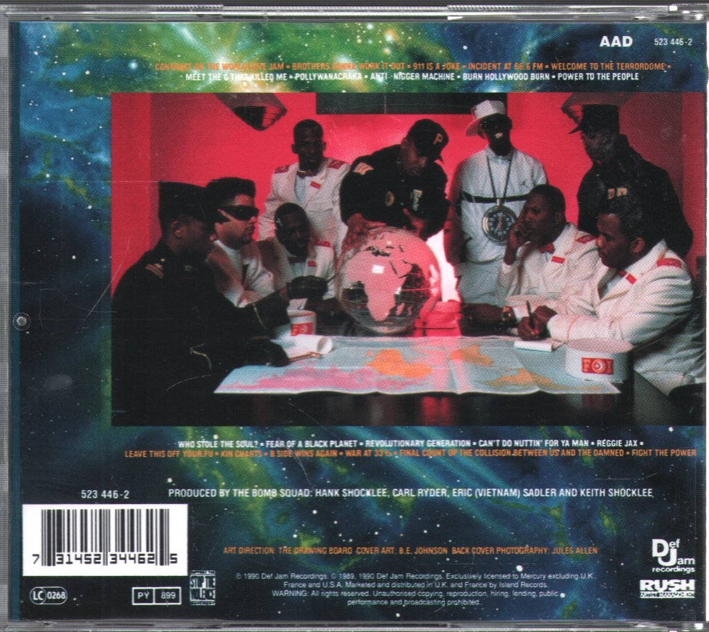 Public Enemy - Fear Of A Black Planet - Cd