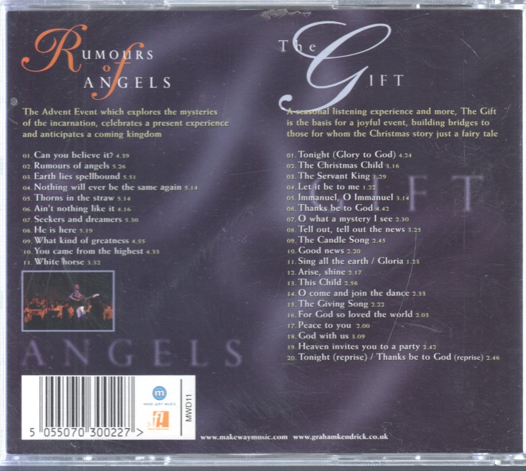 Graham Kendrick - Rumours Of An Angel / The Gift - Double Cd