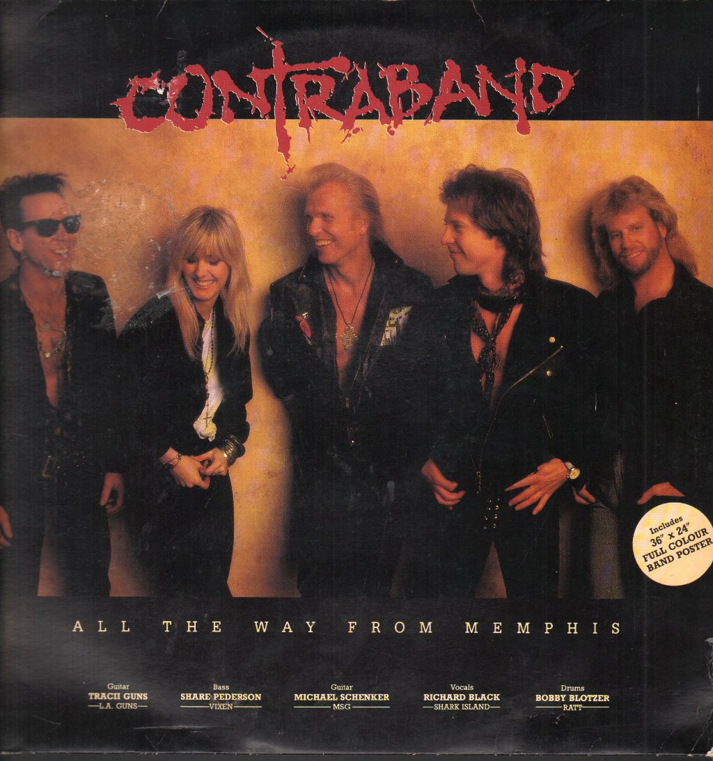 Contraband (Us Rock Group) - All The Way From Memphis - 12 Inch