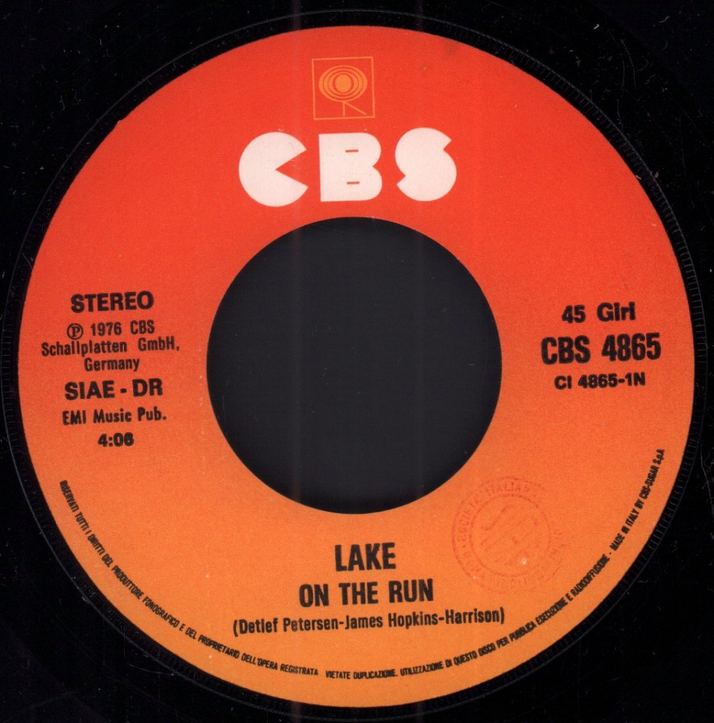 Lake - On The Run - 7 Inch
