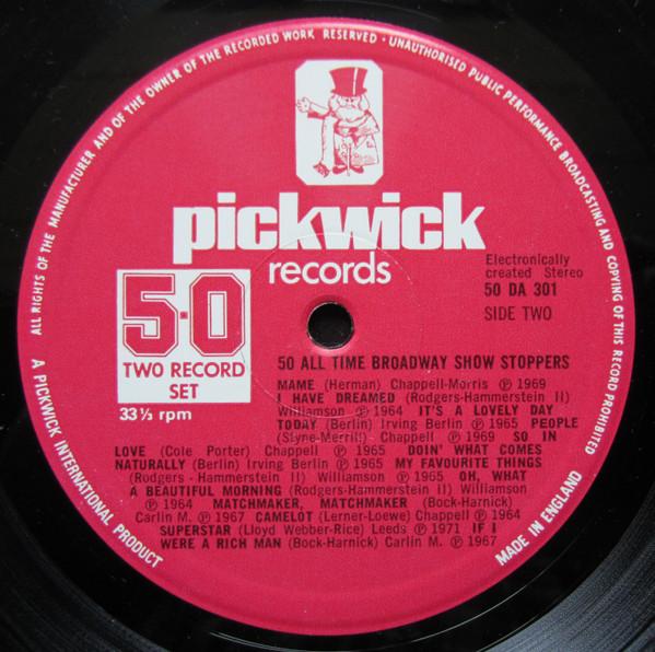Various Artists - 50 All Time Broadway Showstoppers - Double Lp