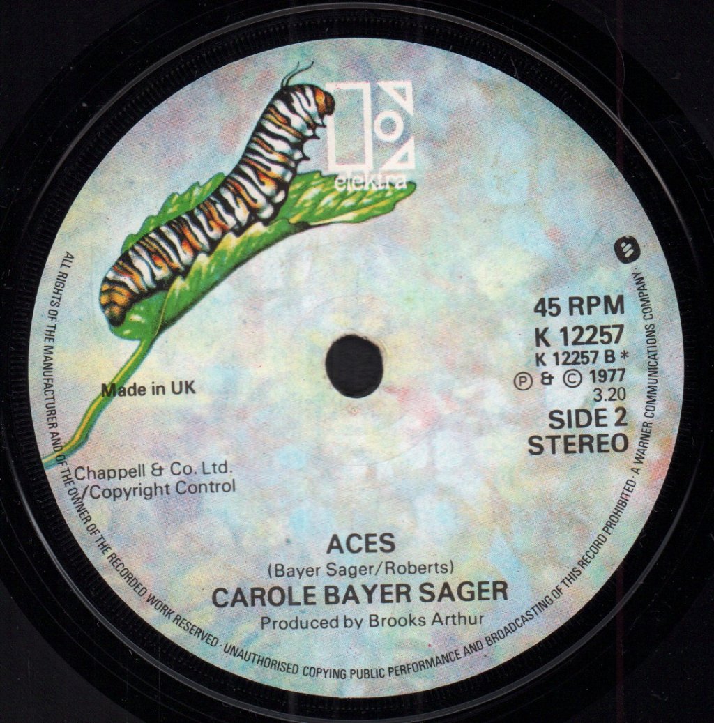 Carole Bayer Sager - You're Moving Out Today - 7 Inch