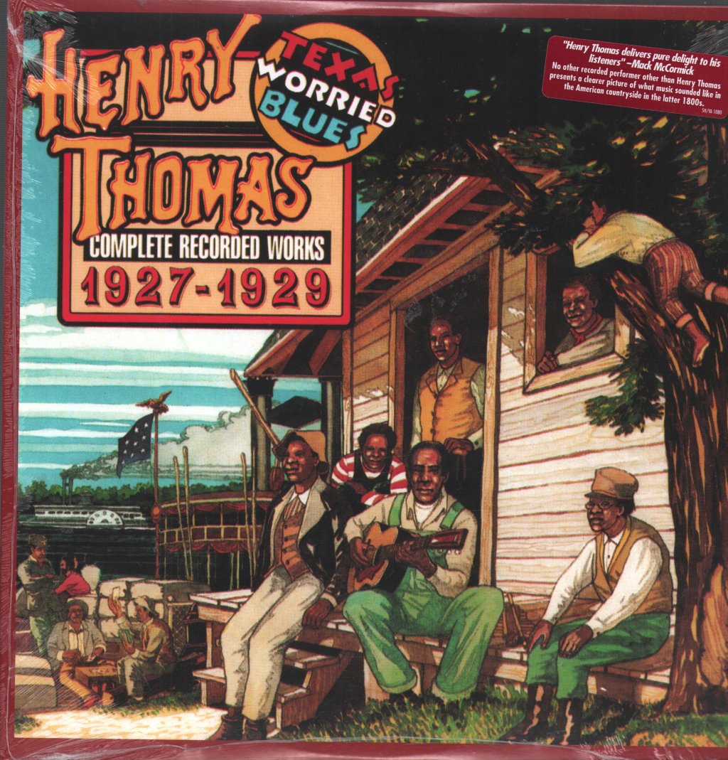 Henry Thomas - Texas Worried Blues: Complete Recorded Works 1927-1929 - Lp