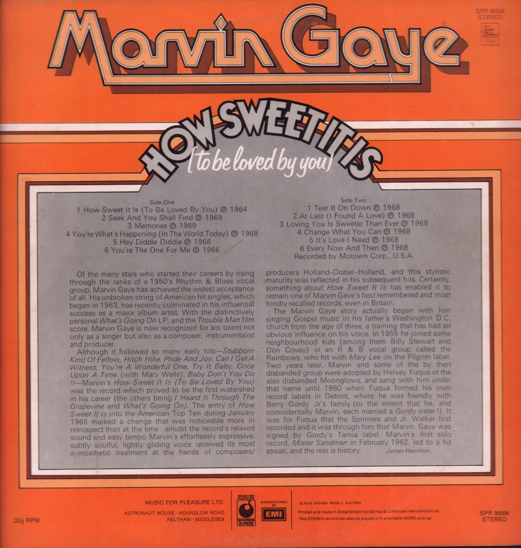 Marvin Gaye - How Sweet It Is - Lp