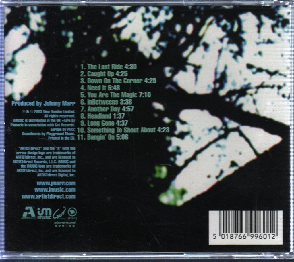Johnny Marr And The Healers - Boomslang - Cd