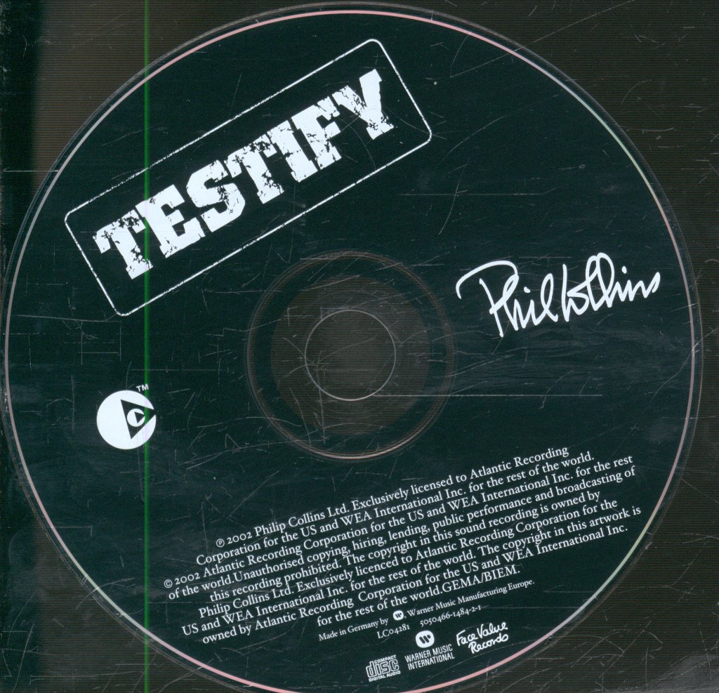 Phil Collins - Testify - Cd