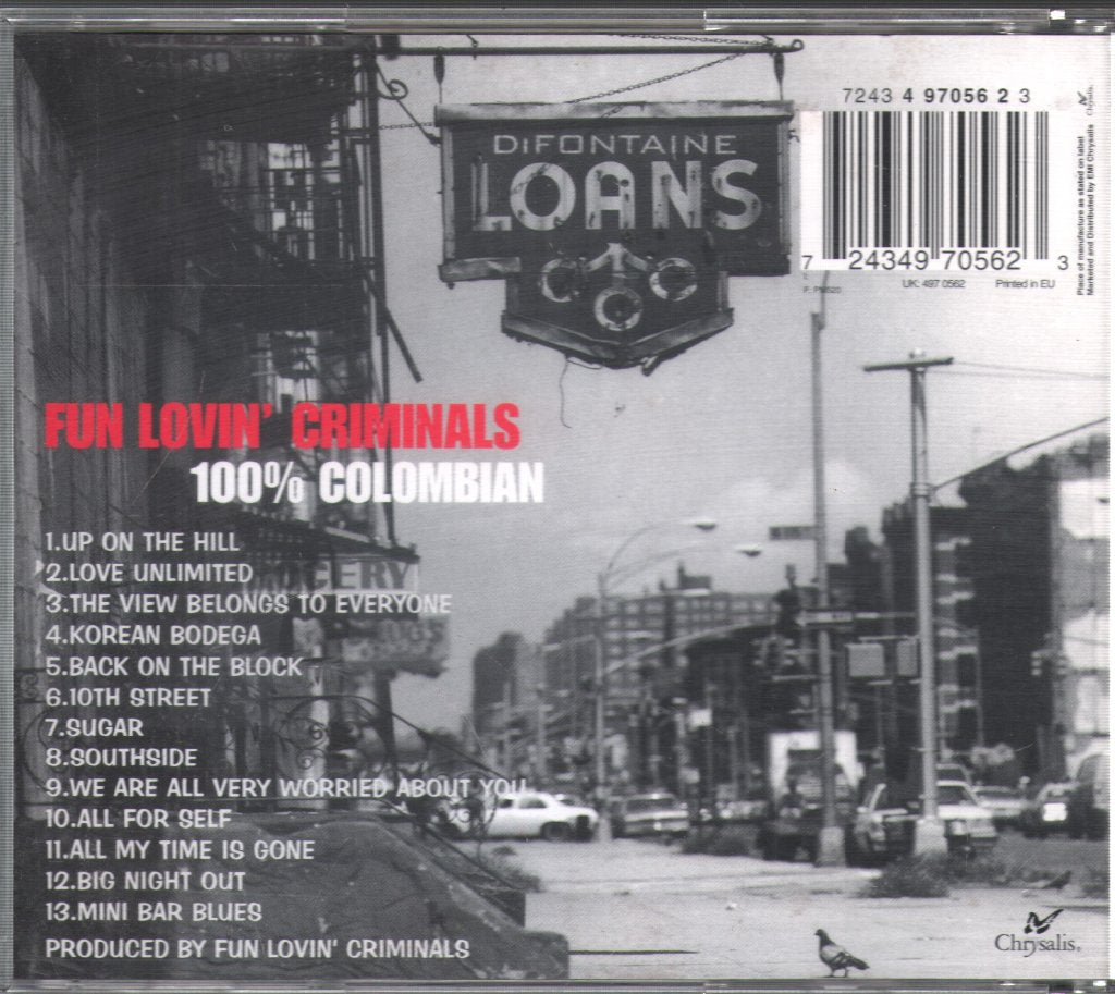 Fun Lovin' Criminals - 100% Colombian - Cd