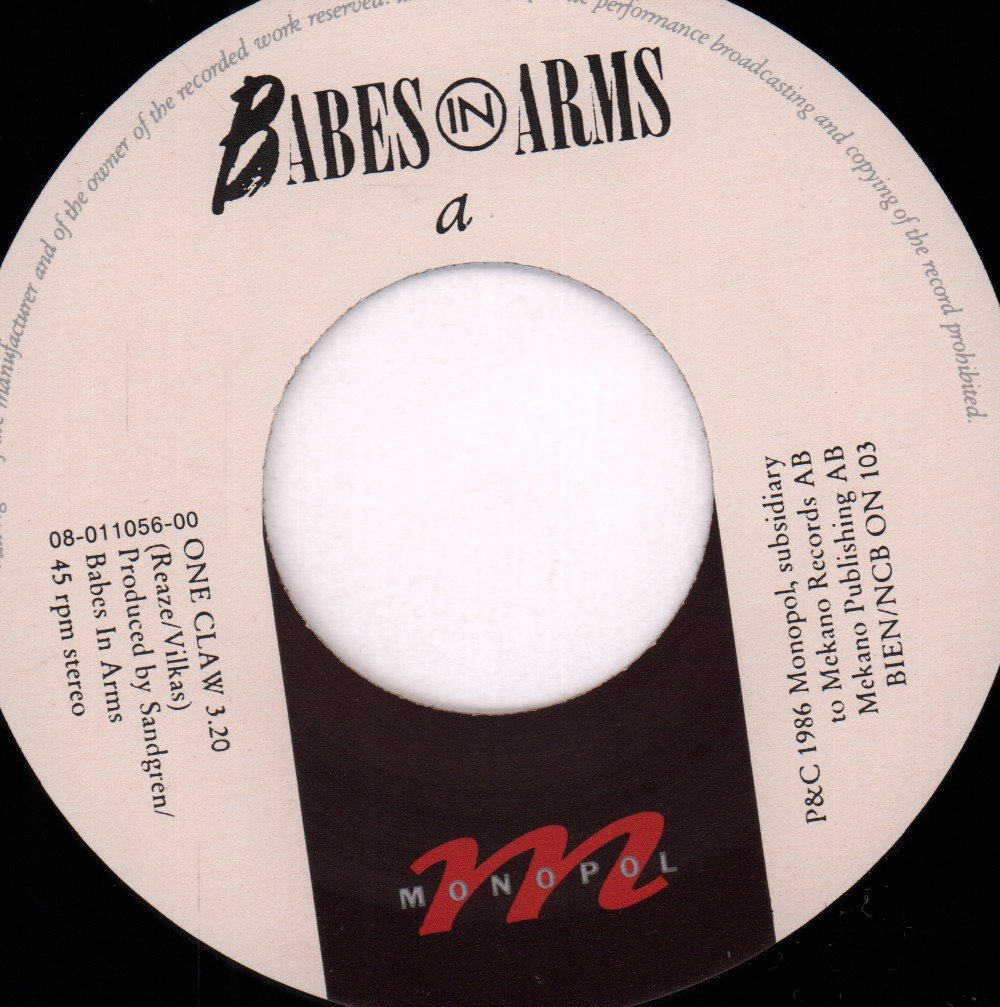 Babes In Arms - One Claw - 7 Inch