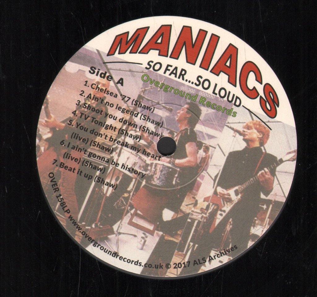 Maniacs (Punk Group) - So Far...so Loud - Lp