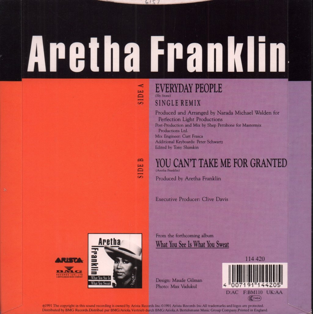 Aretha Franklin - Everyday People - 7 Inch