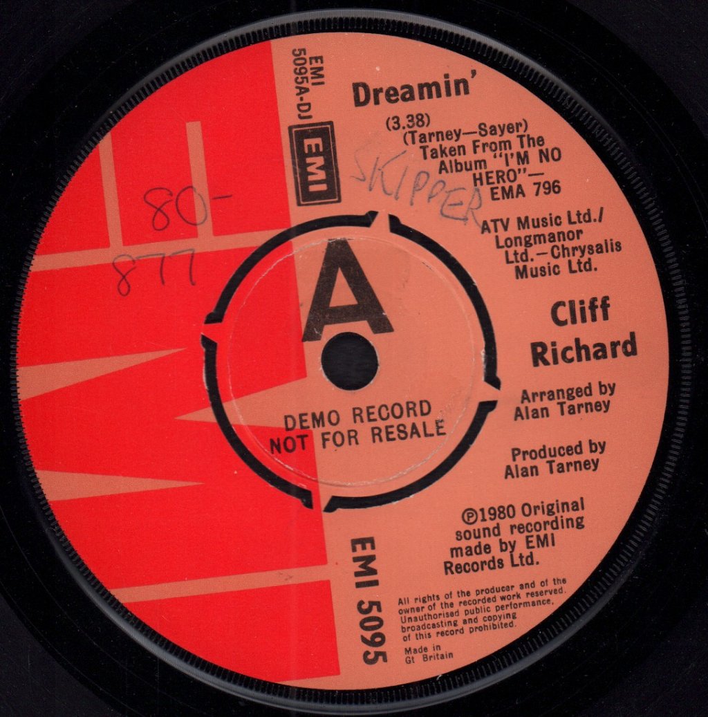 Cliff Richard - Dreamin' - 7 Inch