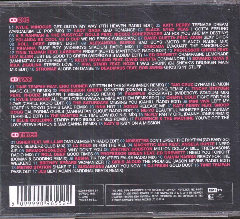 Various Artists - Very Best Of Now Dance 2010 - Cd Set