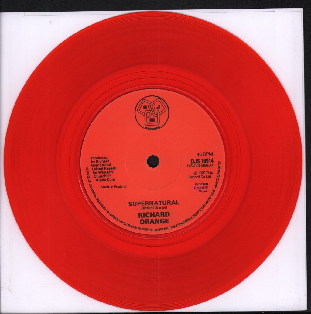 Richard Orange - Supernatural - 7 Inch