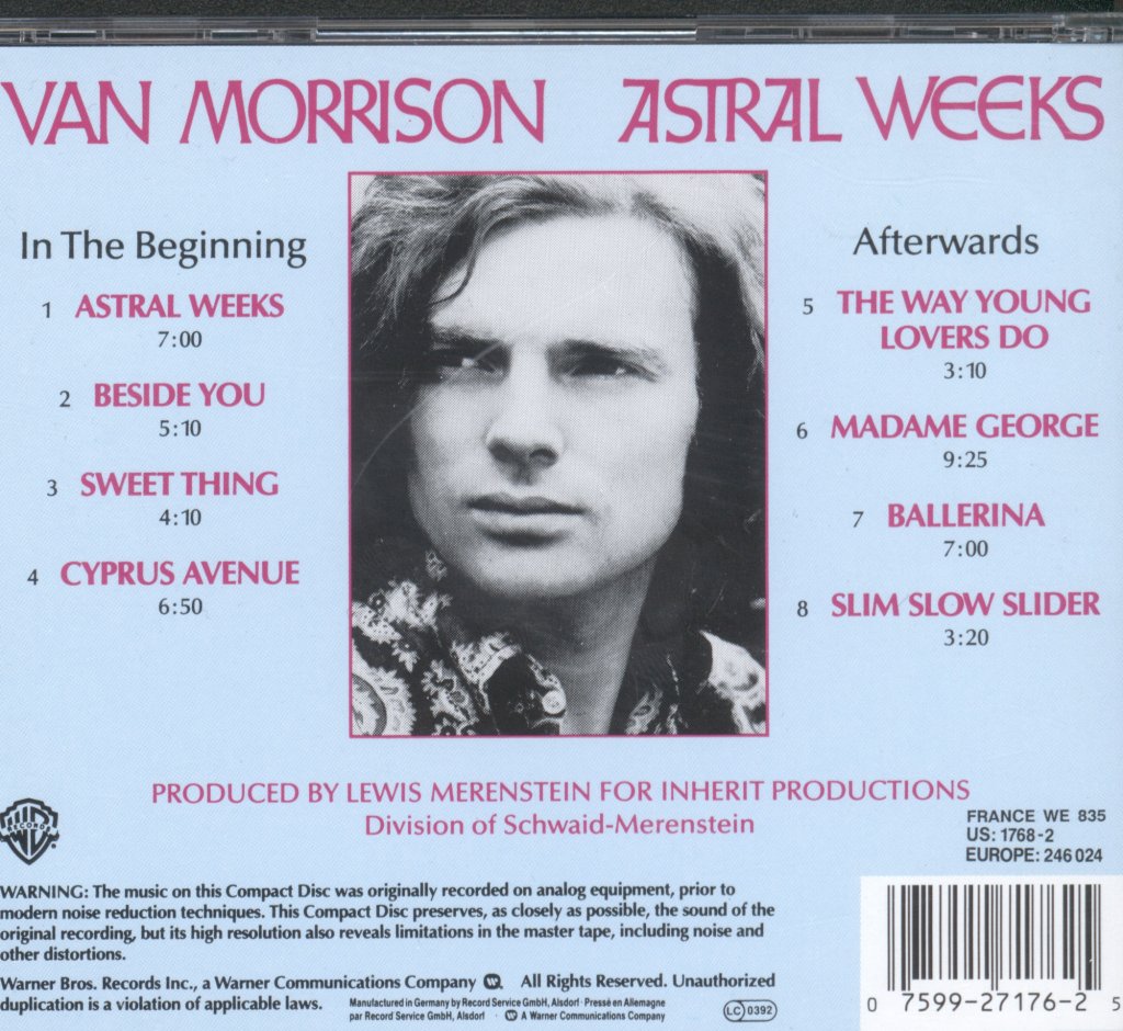 Van Morrison - Astral Weeks - Cd