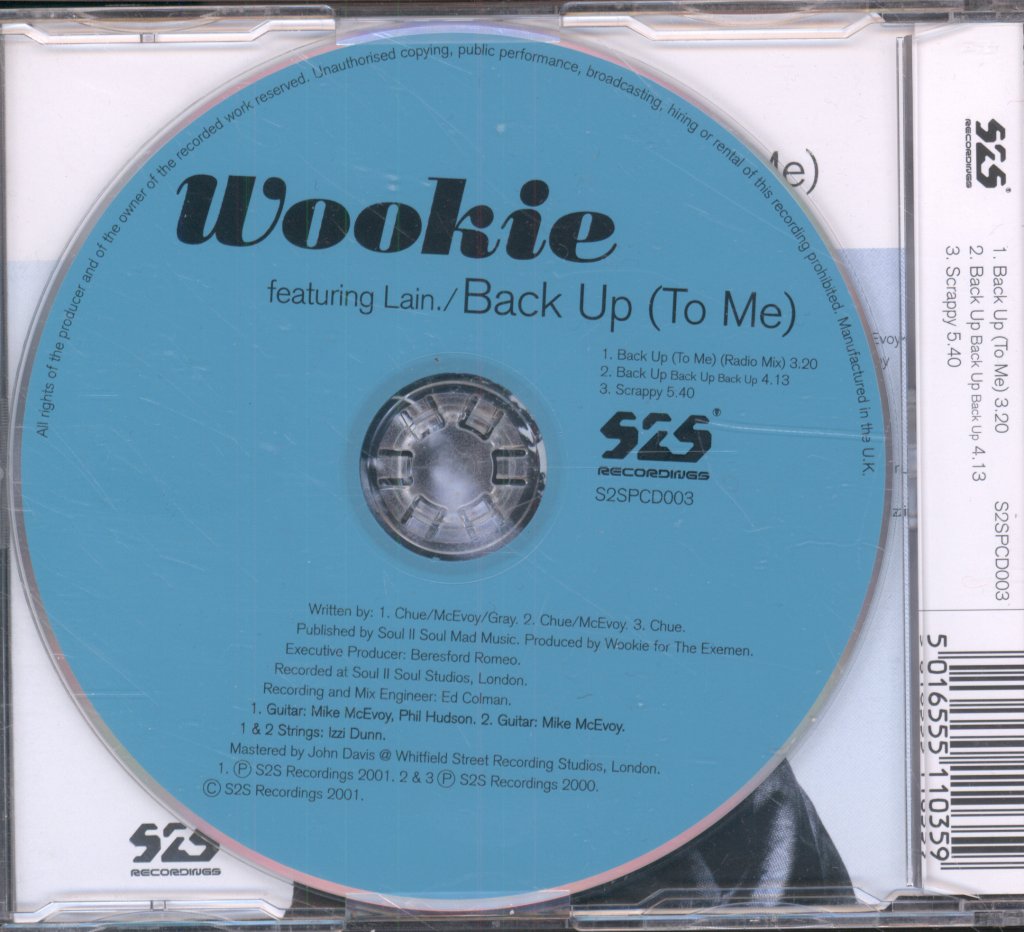 Wookie Featuring Lain - Back Up (To Me) - Cd