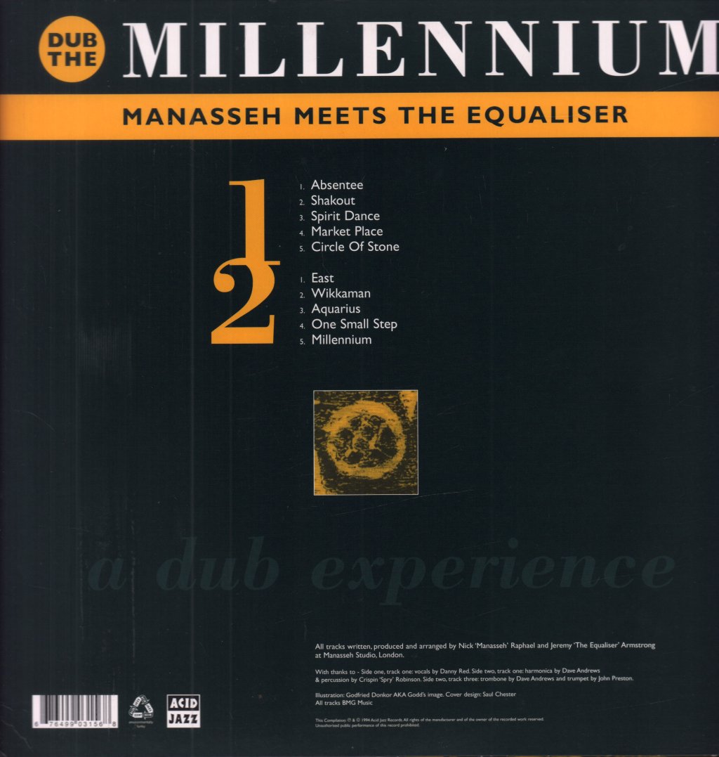Manasseh Meets The Equaliser - Dub The Millennium - Lp