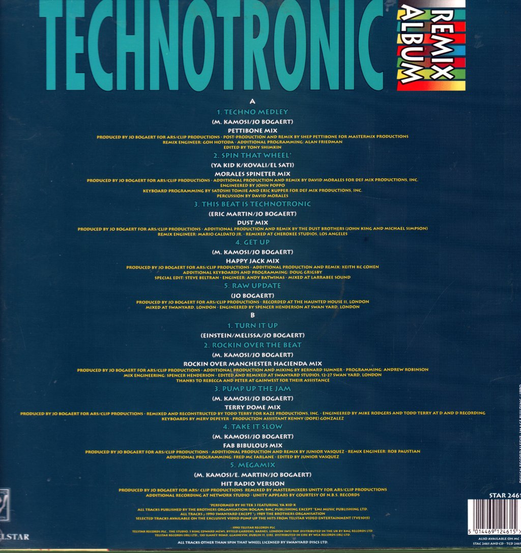 Technotronic - Trip On This (Remix Album) - Lp