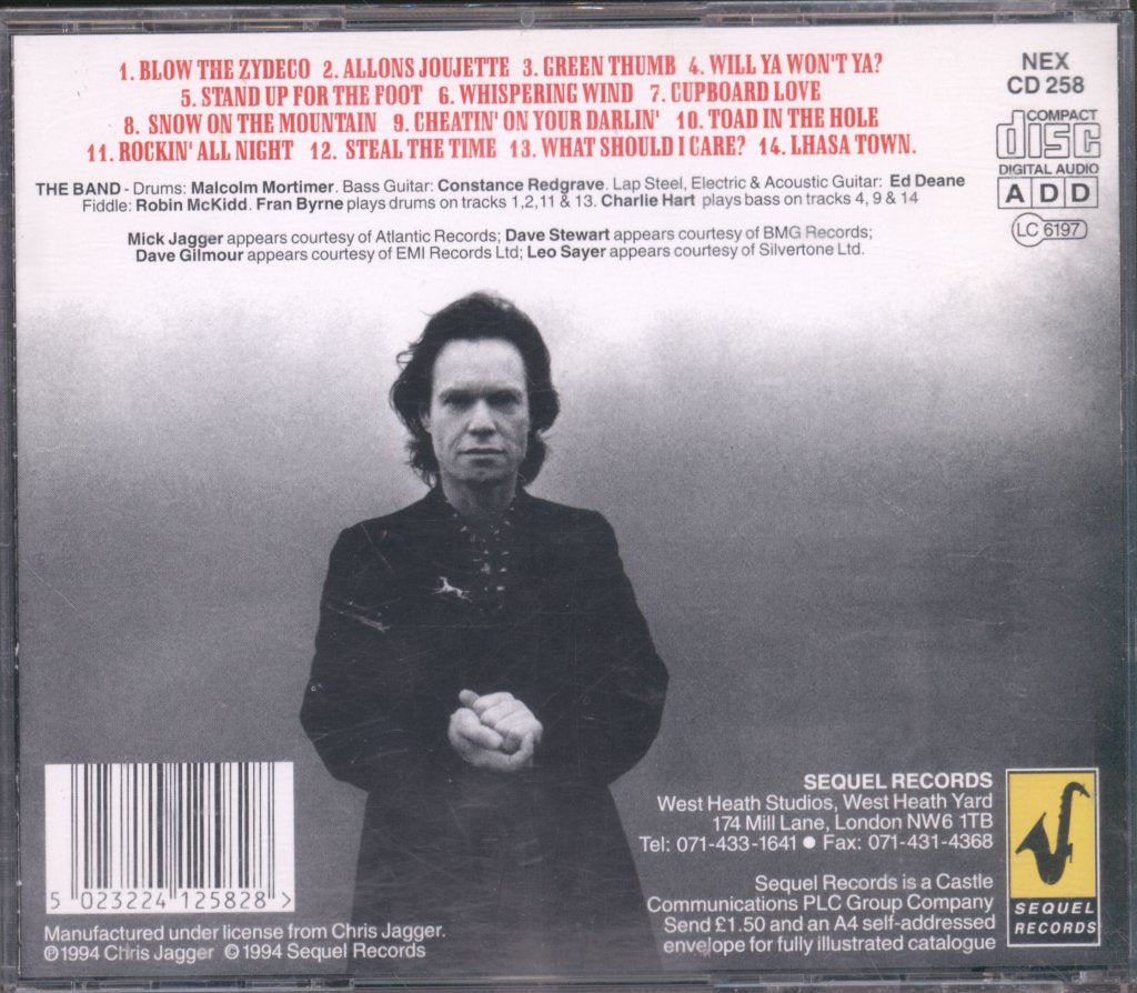 Chris Jagger's Atcha - Chris Jagger's Atcha - Cd