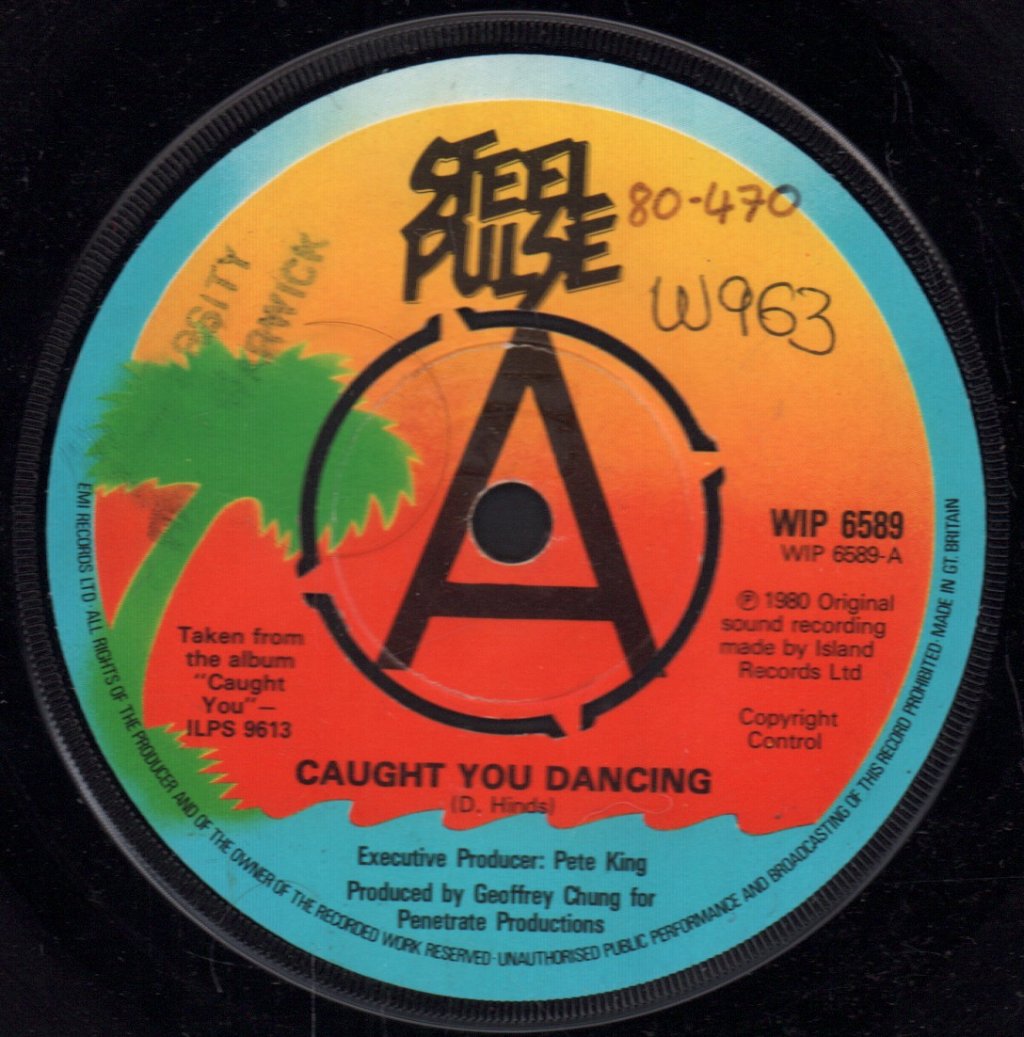 Steel Pulse - Caught You Dancing - 7 Inch